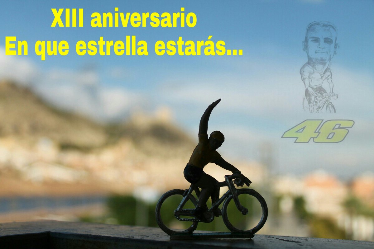 13 años de tu marcha León Sánchez Gil .Un grande entre los grandes del ciclismo. Un amigo de sus amigos. En que estrella estarás... Tu peña no te olvida.