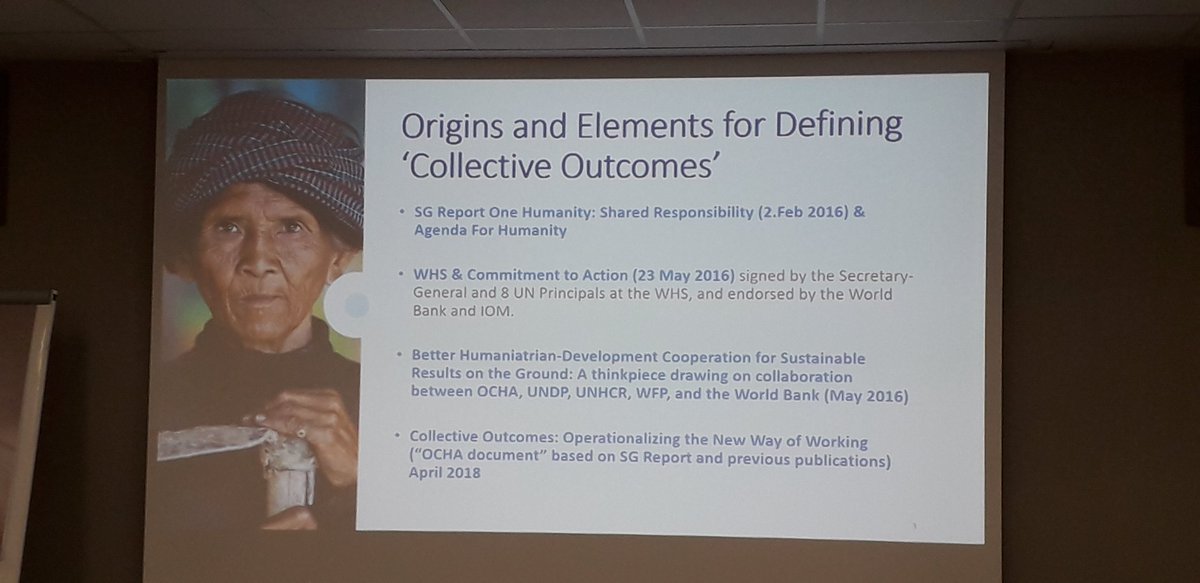frontini_matteo's tweet photo. Right now In Geneva the IASC H/D/P nexus tasks team workshop on collective outcomes. Great way forward to be jointly more effective and ensure H/D and Peace planning.  @SECCCI_Project @UN_GLRSF @WFP @UNOCHA_ROSEA @UNDPAfrica @UNPeacebuilding @WHO https://t.co/eXhHZohfg3