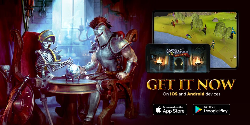 Old School Runescape' Available for IOS & Android