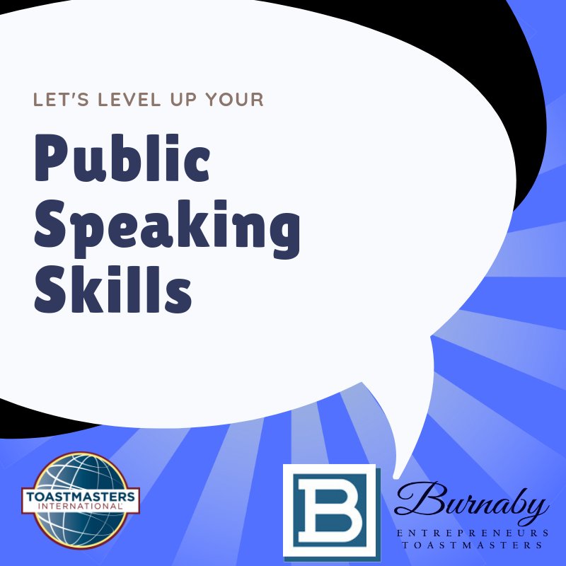 BETMBurnaby's tweet photo. Need to improve your COMMUNICATION, LEADERSHIP &amp; LANGUAGE skills? BETM can help. During each meeting you have the opportunity to:  Practice prepared speeches; brief impromptu presentations; give &amp; receive constructive  feedback Interested? Guest are always welcome. Visit Us!🙂 https://t.co/MYiUwOvGsK