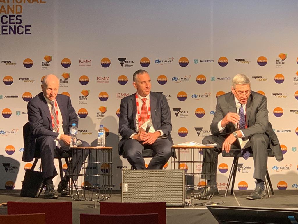 MICROMINE's tweet photo. MICROMINE Advisory Board member and Partners in Performance Chairman, Mitch Hooke AM is currently chairing the mining spotlight session at @IMARC_Mining 2018 " We are on a new normal growth trajectory" #IMARC2018 #MakingourIMARC https://t.co/DpL0XjXZj5