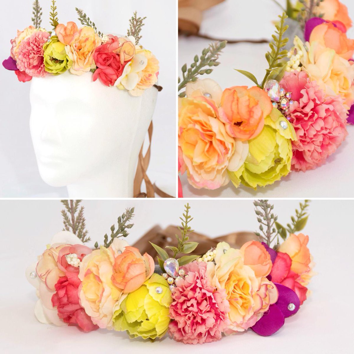 ReignCrownsSA's tweet photo. Just living is not enough....One must have sunshine, freedom and a little flower - Hans Christian Anderson #handcrafted #reigncrown #ownyourcrown #flowercrown #festivalcrown #bridalshowercrown #alittleflower #springflorals https://t.co/Qy2eYsA8Pe