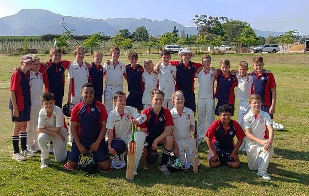 applewoodprep's tweet photo. Last week we hosted a cricket team from Newland House from Twickenham.  Their U11 and U13 team played cricket against our boys. It was great for our boys to experience a visiting side from England. #GoodRootsGoodFruits https://t.co/nd6uibA4Qf