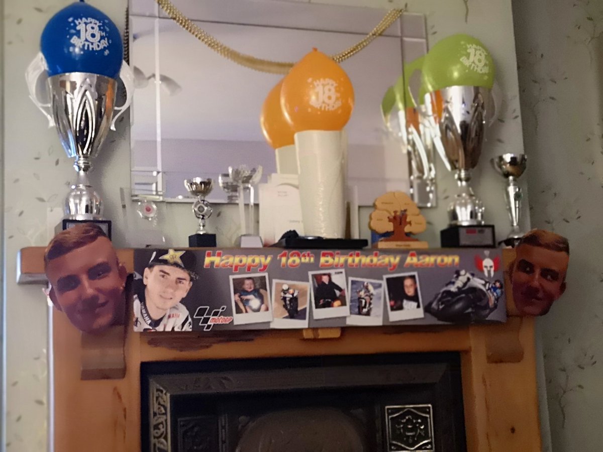 wright_racing's tweet photo. 🎈🎉 A massive Happy 18th Birthday to our Aaron 🎈🎉you have achieved so much in life and the best is still to come #7 🎂🎉🎁🎈🏍️ https://t.co/qO5pSUPUwD