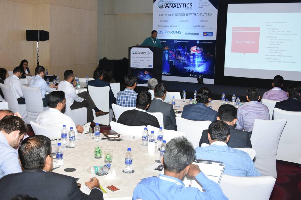 MakeMyTripTech's tweet photo. #TechCultureAtMMT 
Session Addressed by @piykumar Piyush Kumar, Head data platform Engineering @makemytrip On "Know your customers closely with analytics" at "Future of Analytics Summit'
#UBSF #UBSFORUMS #UBSFFOA  #buildingplatforms
 #MMTTechVitality  @JoshiBhrigu https://t.co/0sV3kgQQSR