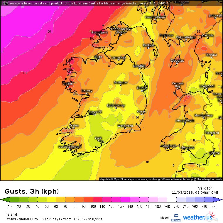 Carlow Weather on Twitter "Latest information on the remnants of