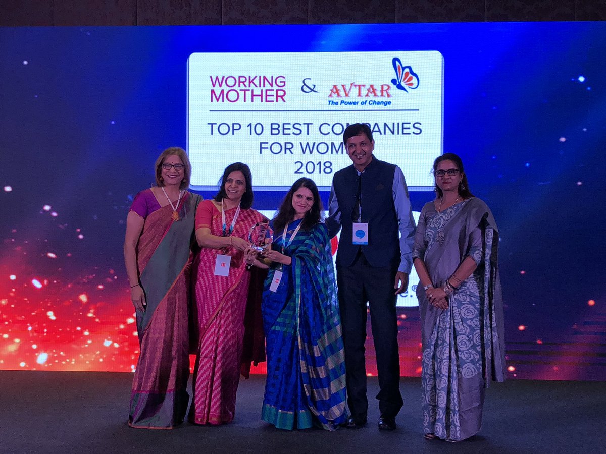 tkapil's tweet photo. #workingmother #avtar @adp recognised among top 10 best companies for women 2018 in India @ADPCareers @RitaMitjans @vipulsinghoct #ranjinilingam #deepawadhwani https://t.co/Bv3APBKe41