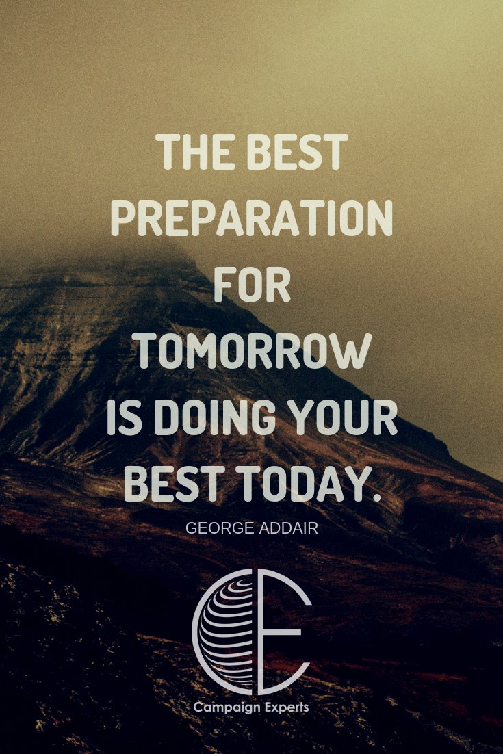 CampaignExperts's tweet photo. "The best preparation for tomorrow is doing your best today."-George
For services visit our website:
https://t.co/2V3Q7laIUf
#CampaignExperts #PoliticalBranding #Marketing #GrandSurveys
#InstitutionalDevelopment #Consultancy #Merchandise https://t.co/vq76nydILz