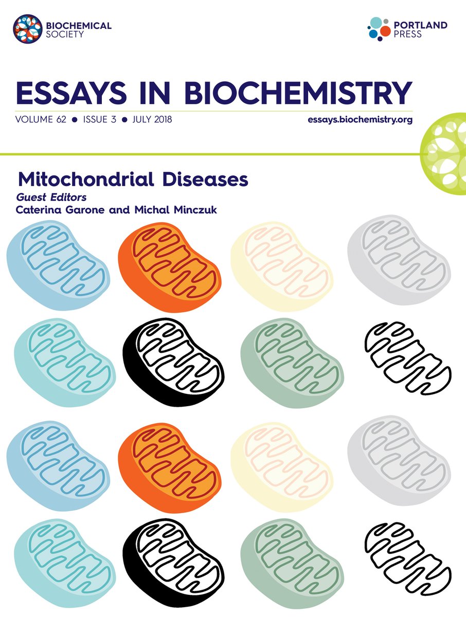 PPPublishing's tweet photo. About the #EssaysBiochem Cover: Mitochondria are unique organelles & in this issue of #EssaysBiochem we illustrate the biological pathways operating in mitochondria and the pathomechanisms leading to disease. https://t.co/nw88GYKzzI https://t.co/1vrg2k5bQC