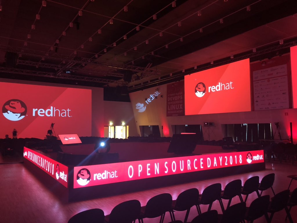 RedHatItaly's tweet image. Ideas Worth Exploring #RedHatOSD #OpenSourceDay #Milano2018 #DigitalTransformation