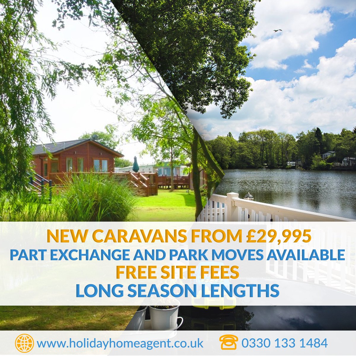 HolidayHomeAgen's tweet photo. New #caravans #forsale from £29,995

** Long Season Lenghts **

** FREE Site Fees **

** Low Deposit Finance **

https://t.co/fbBvaNXXdn 

#caravans #caravanning #caravanpark #outdoorfun #caravanownership #seaside #fishing #sunshine #Golf #holidayhomes #holiday https://t.co/4WvDsQWEi8