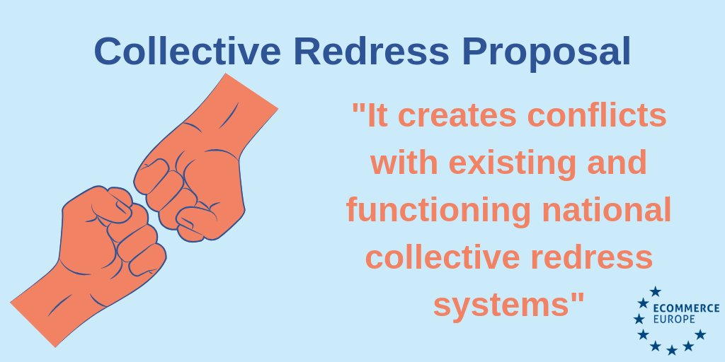 Ecommerce_EU's tweet photo. .@Ecommerce_EU identified 10 important issues regarding the #CollectiveRedress proposal! Read them all here 👉 https://t.co/ThER8KXeTj  #NewDealForConsumers #RepresentativeActions #ConsumerProtection #Consumers / cc. @EU2018AT @EP_SingleMarket @GeoffroyDidier @rohde_jens https://t.co/q6ikpSqjKt