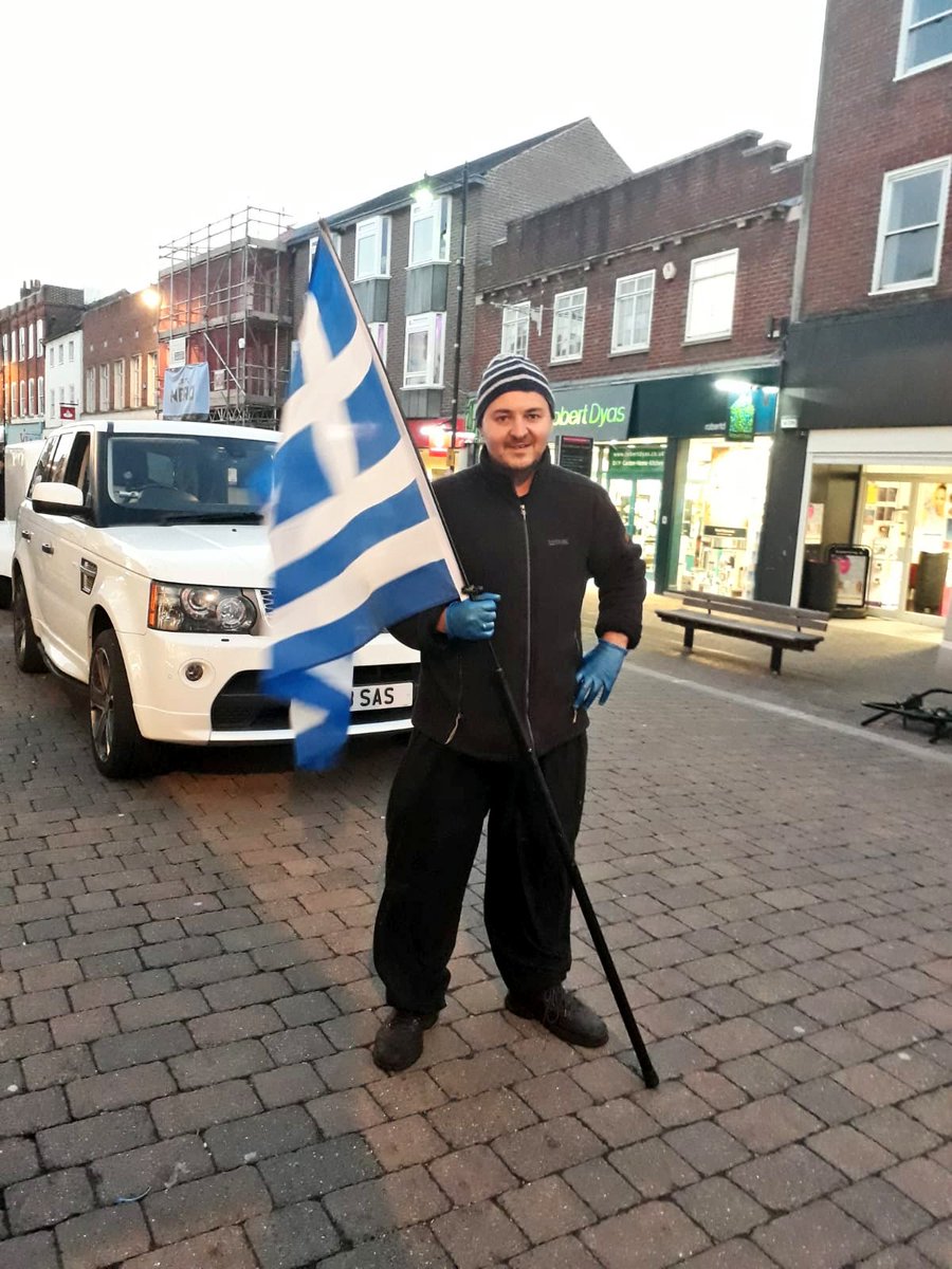 JohnTheGreek01's tweet photo. My mini #Greek Parade in the UK
Tribute to the big "No" of the 28th October 1940
#JohnTheGreek #StoppingTraffic #StreetFood #Greece #JTG #VisitGreece #IndependenceDay #ZitoHElefteria #GreekToTheBone https://t.co/8MizxrM1yt