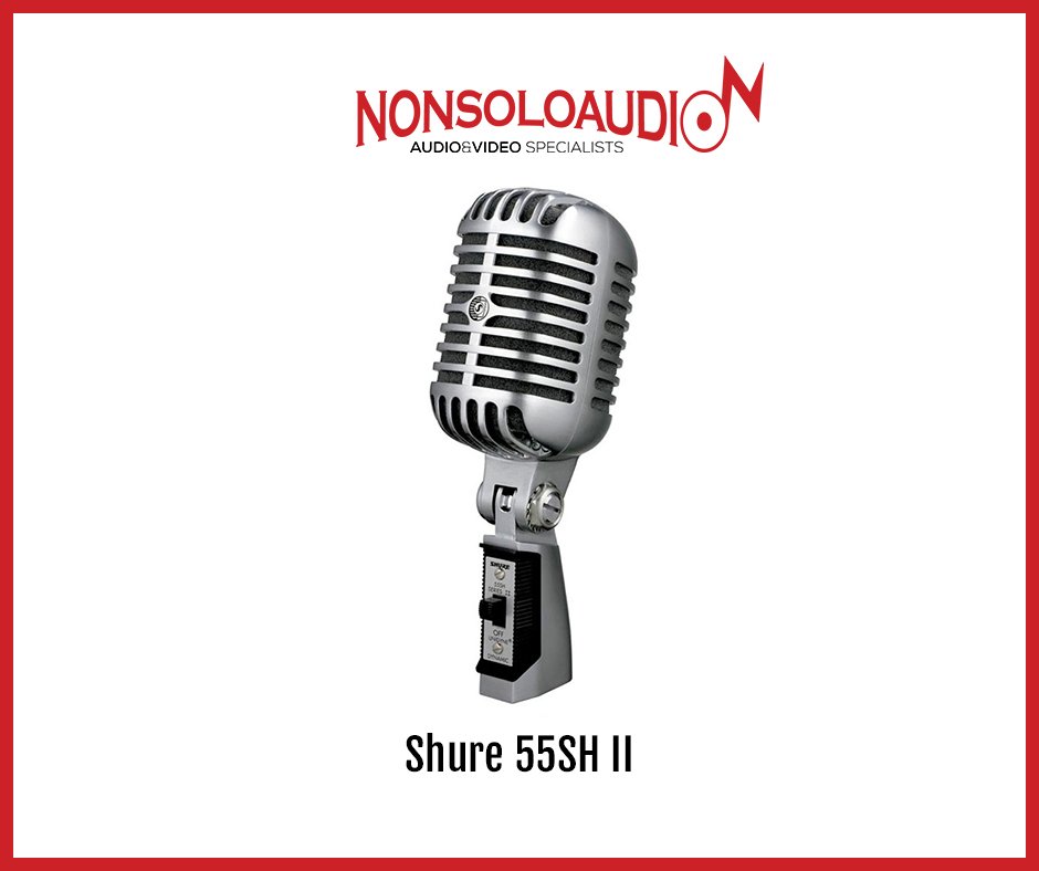 nonsoloaudio's tweet photo. ✨ Il Vintage come piace a noi!
🎙 Icona del #palcoscenico per 70 anni, il #microfono per la ripresa #vocale 55SH Series II si distingue per il suo caratteristico corpo pressofuso cromato-satinato per un effetto e un #look in puro stile #vintage.
#nonsoloaudio #music #sound https://t.co/PqAfCM6nok