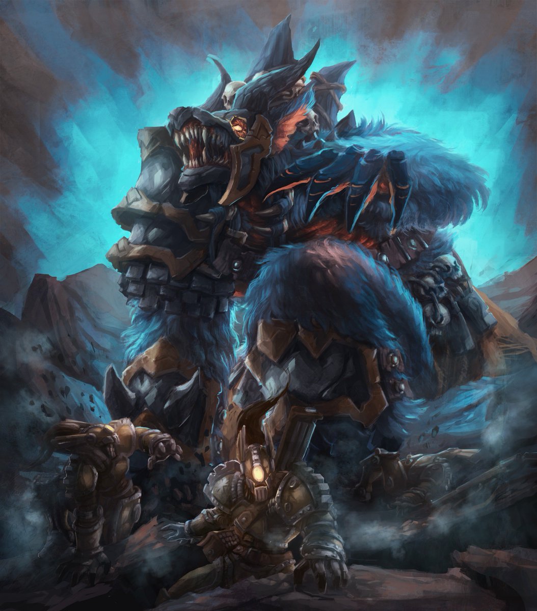 ElKobold's tweet image. I`m finally back from #essenspiel2018 and it's time for more #GuardsOfAtlantis II goodies! :)

"The Devourer"