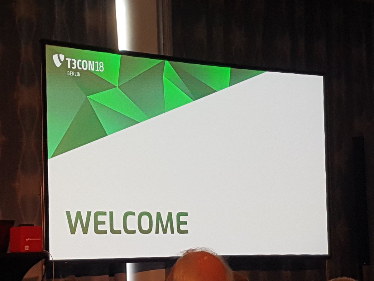 TYPO3 Conference Berlin - Let's get started! #T3CON18 with <a href="/xovilichter__/">Oliver Perle</a>