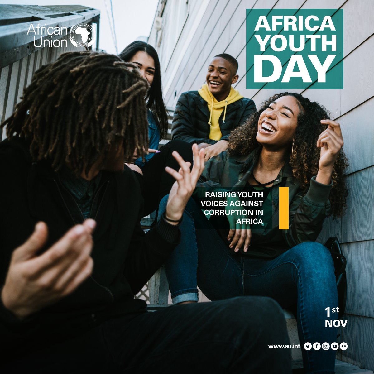 #AfricaYouthDay #BeTheFutureToday #YouthAgainstCorruption.