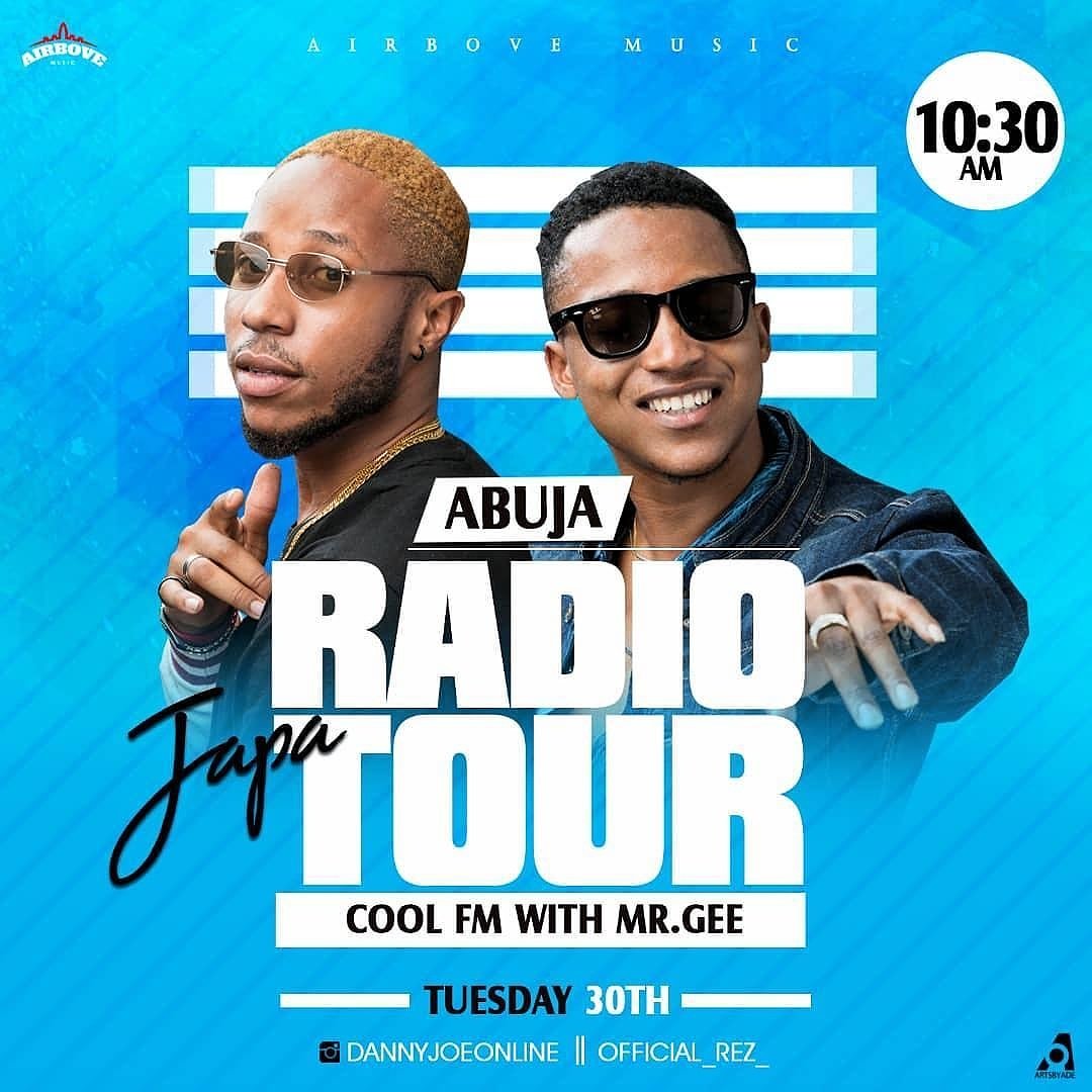 BzingersVine's tweet photo. Abuja we're here‼️ Exclusive interview with Mr Gee (@GodwinAdogame) Cool Fm 96.9 Abuja (@CoolFMAbuja) make sure u tune in... Thanks
Cc @Airbove_Music @Dannyjoeonline @official_rez_

#AirboveMusic #RezManSong #Rez #TeamREZ #DannyJoe #Pherowshuz #CoolFMAbuja  #BzingersPR https://t.co/HGgjI53YpK