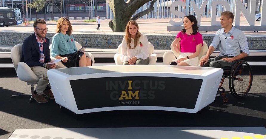 Thanks everyone that made my @InvictusSydney trip so fun. I had a brilliant time working on the coverage. Congratulations to all competitors... Just a bit of jet lag to shake off now!