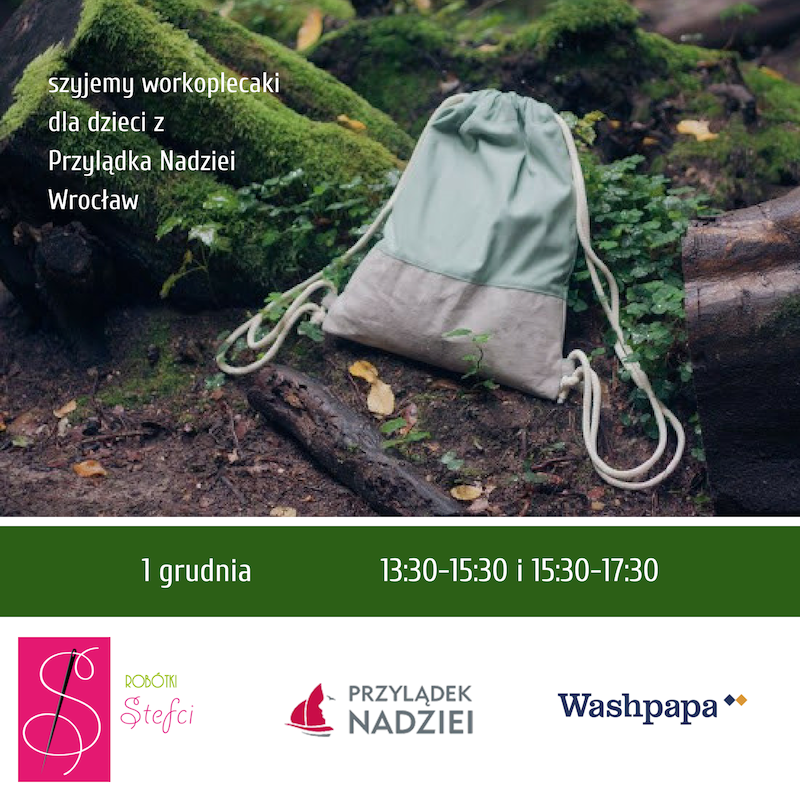 RobotkiStefci's tweet photo. Spotkamy się jeszcze raz? 
Uszyjemy kolejne workoplecaki?
Piszcie, zapisujcie się i widzimy się w grudniu:)
Wszystko dzięki Wam i Washpapa Polska.
#szyjemy #szyjemyrazem #pomagamy #przyladeknadziei #plecaki #washablepaper #workshop #warsztaty #washpapa #washpapapolska #ustefci https://t.co/1zgmUKXrnk