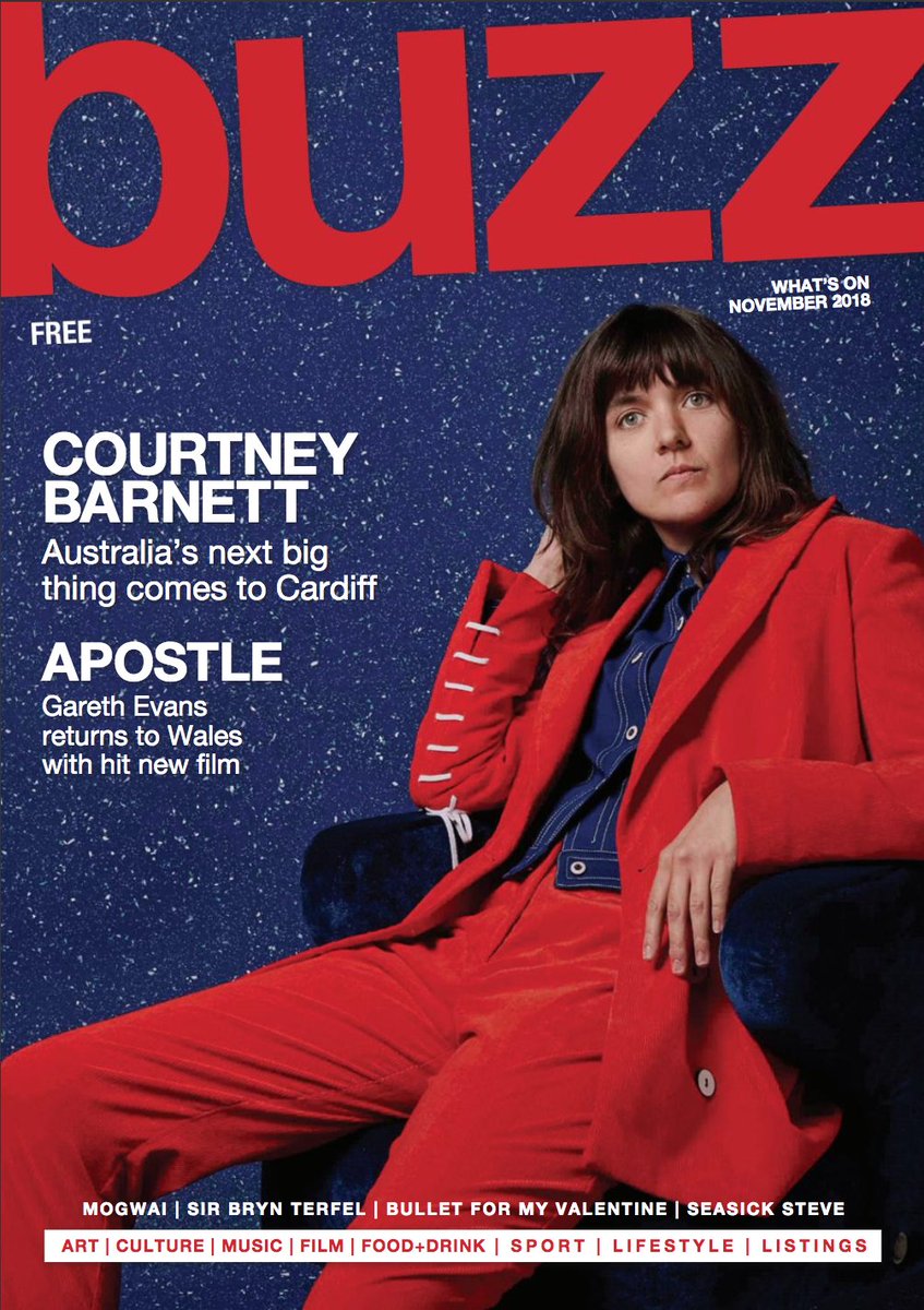 Look at our beautiful new November issue, with @courtneymelba on the cover! 🇦🇺🏴󠁧󠁢󠁷󠁬󠁳󠁿

Print copies out this week, digital issue is online now! Also this month: @mogwaiband, @Levisonwood, @SeasickSteve, @hindsband, plus a whole lotta good stuff. Link here - buzzmag.co.uk/latest-digital…