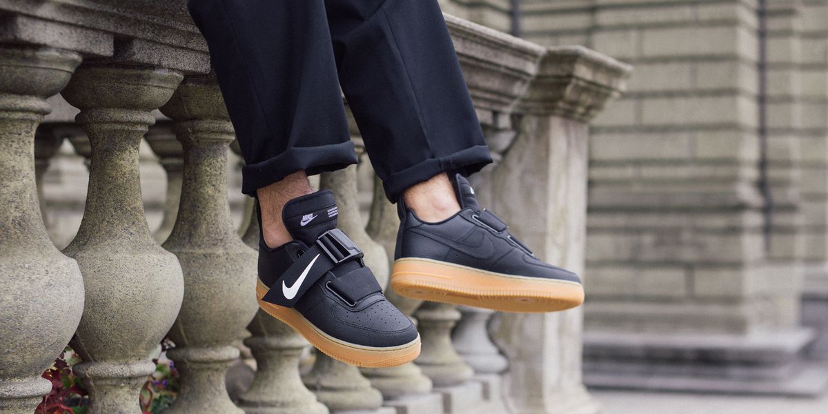 air force 1 utility black white gum med brown