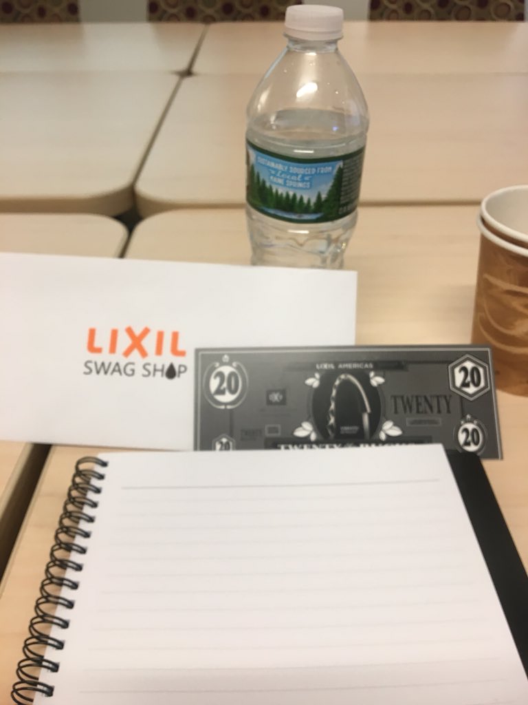 The first of my #lixilbucks at today’s #learningday #lixilxnkbatrip #nycinteriordesigner #organicmodernism #nkbamanhattan @lixil_official