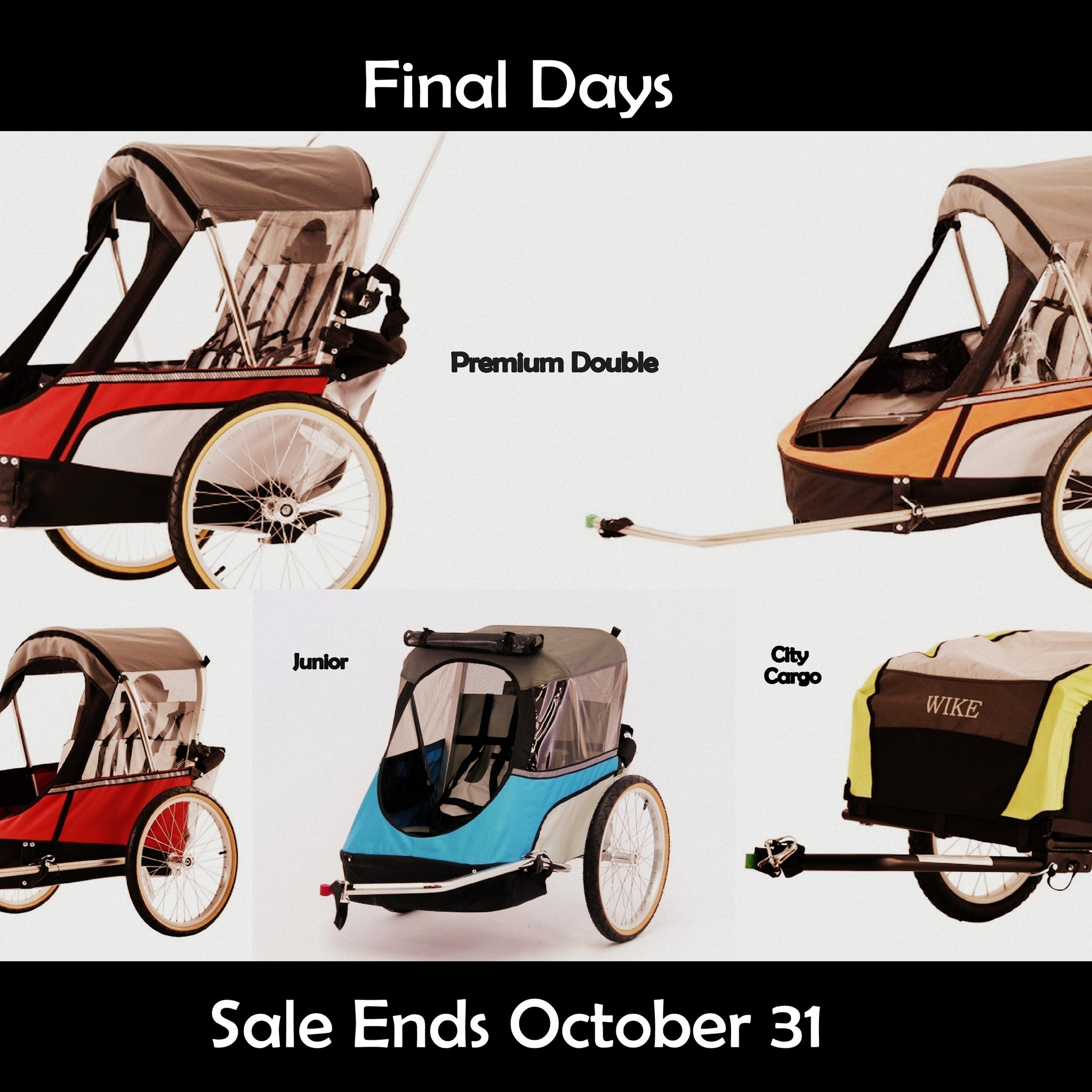 wike bike trailer for sale