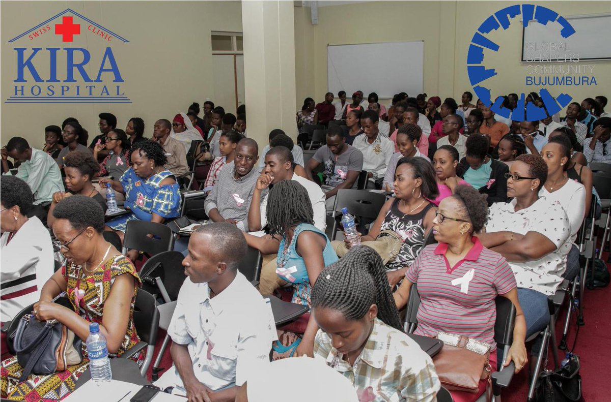 BujaShapers's tweet photo. We appreaciate Dr N.Sabushimike, Dr B.Nkurunziza and Dr V.Manisco for promoting #BreastCancerAwareness through such a dialogue in Burundi. We also thank all the participants, Kira Hospital and Buja shapers for such an amazing conference.
#Burundi https://t.co/4pRaahZmum