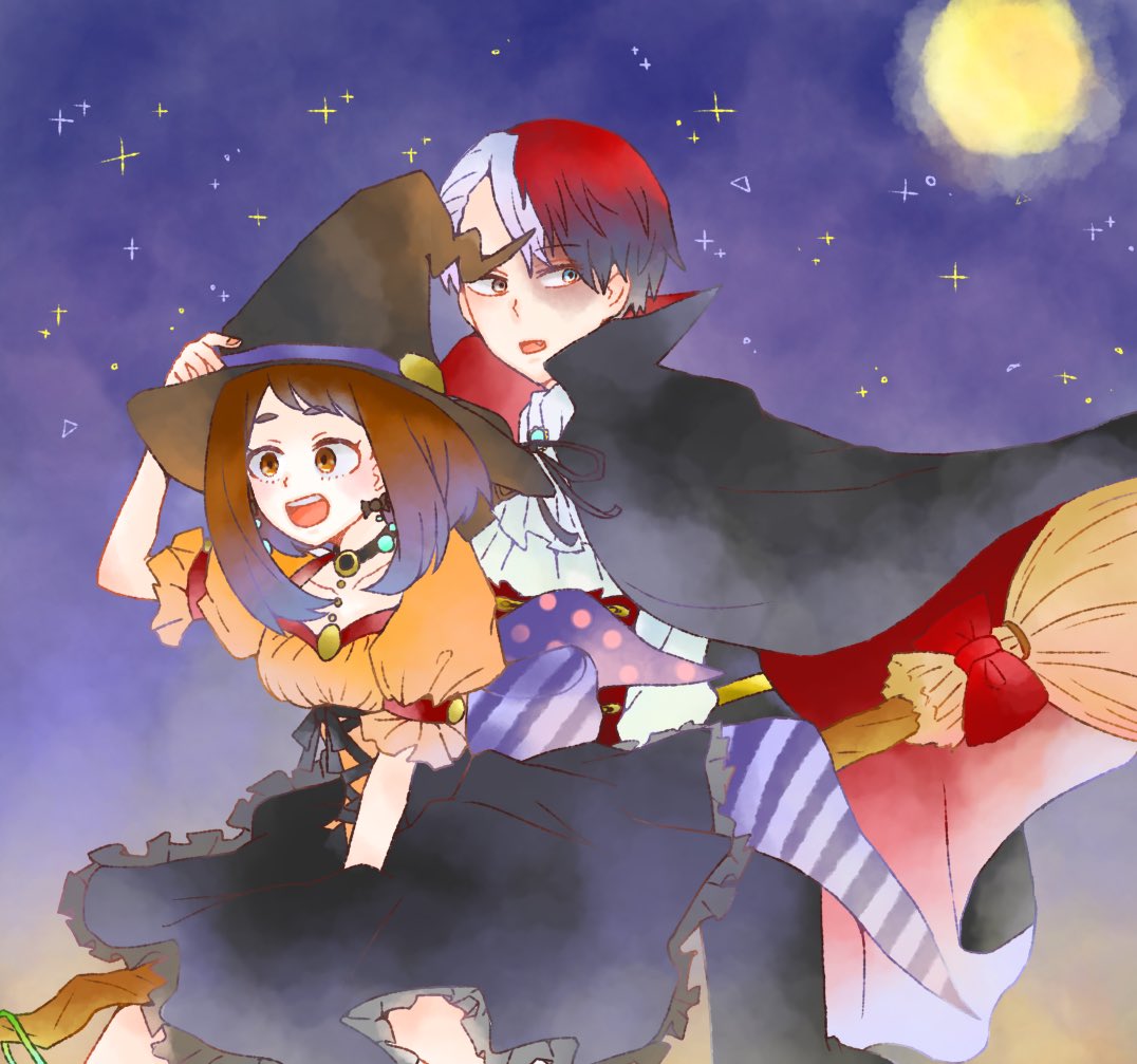fuyushita_o0's tweet photo. ハッピーハロウィン！！🎃👻🍬  #轟茶 https://t.co/HOZrJysPWI
