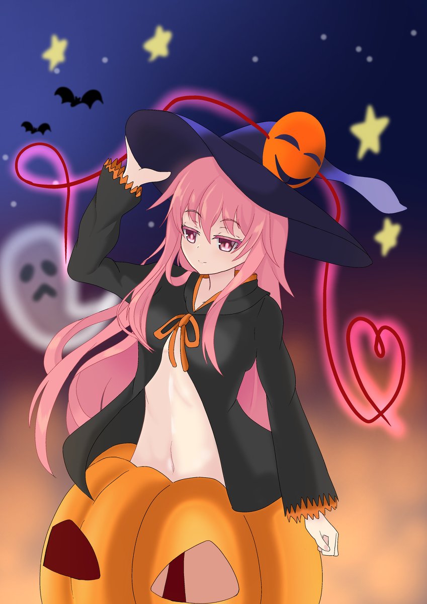 文月なる ハロウィンこころ 秦こころ ハロウィン 奏こころ 東方 T Co Qzfamobn9u