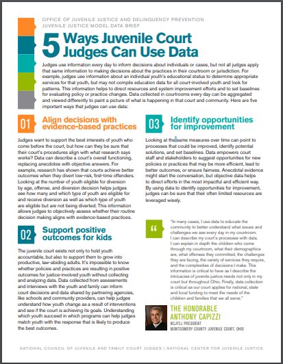 StatBB's tweet image. RESOURCE: 5 Ways Juvenile Court Judges Can Use Data from @OJPOJJDP&apos;s #ModelData Project bit.ly/2v5fkTU @NCJFCJ @StateCourts @JJIEnews @NJJNetwork @pewresearch