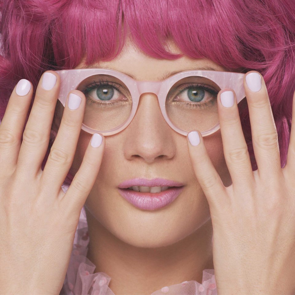 Is it pink? Is it purple? I don't know but I love it 💋 #FrenchieLikestoKiss 
⚡️💋🎀 👚🎶
.
.
.
#OPIxGrease #OPInew #SpringCollection  #SummerCollection #TellMeMoreTellMeMore