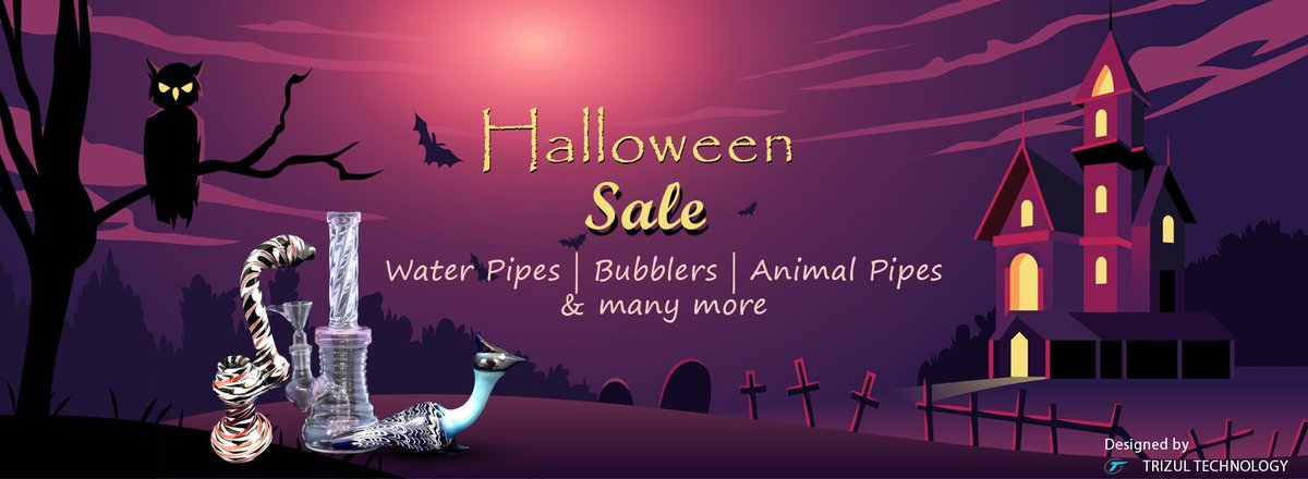 delusionglass09's tweet photo. Log on to https://t.co/RS0Mwkofrf  for all the Halloween offers
#DelusionGlass 
10% off on all orders above $50 &amp; free shipping

#smokeshop  #waterpipe #waterpipesforsale #waterpipes #waterpipeshop  #smokehead #hippiejunction #spoons #onehitter

#halloween #Halloween2018 https://t.co/TIq4Ll2Wwa