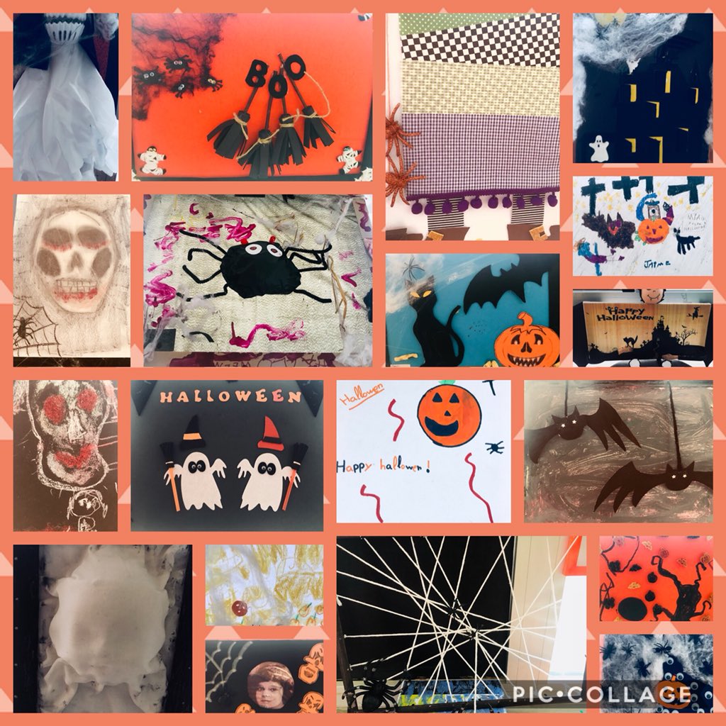 marycatji's tweet photo. Monstruosamente creativos!!! Happy Halloween!!! #creatividad #infantil @ceipgfuertes @cfievalladolid https://t.co/y6RTaZ50zi