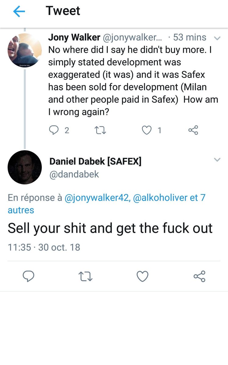 SafexParty's tweet photo. The real scammer face @dandabek #safex #danieldabek #scammers #nicetalk #verypro https://t.co/qiBXA3tRmh