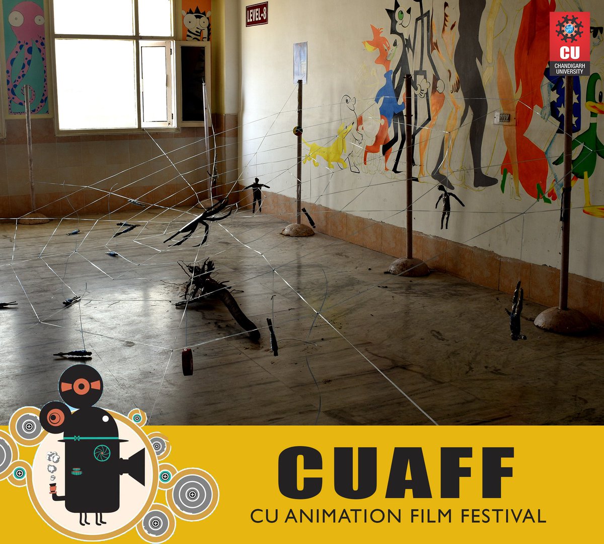 Chandigarh_uni's tweet photo. #ThinkAnimation #ThinkCU
Steering your animation skills
The inaugural of #CUAFF #AnimationFilmFestival took place at Department of Animation & Multimedia in #ChandigarhUniversity and featured a highly selective showcase of the best animated films produced by Animation students https://t.co/LxW6cFOPBI