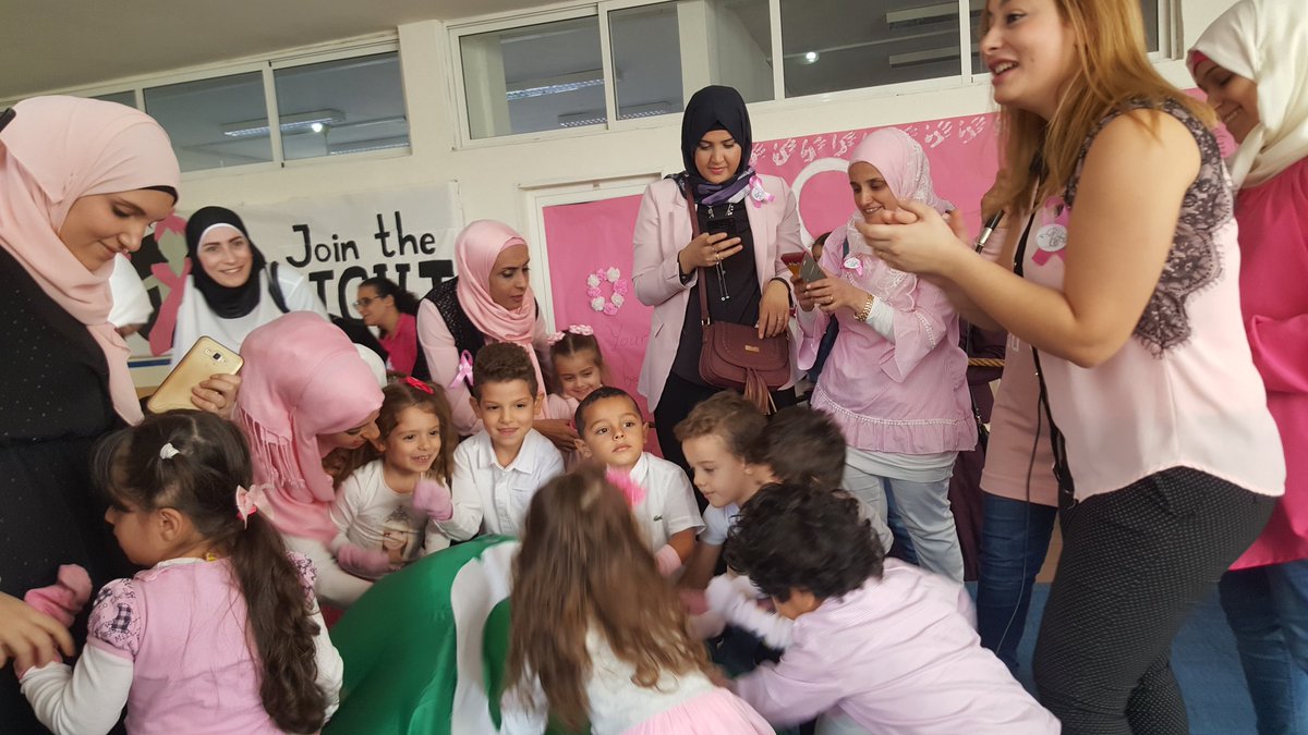 AmenaElbaba's tweet photo. #Breast_Cancer_Awareness #you_can_beat_it  @FThaalby  @DawhaHighSchool https://t.co/JLUgqbWuVu