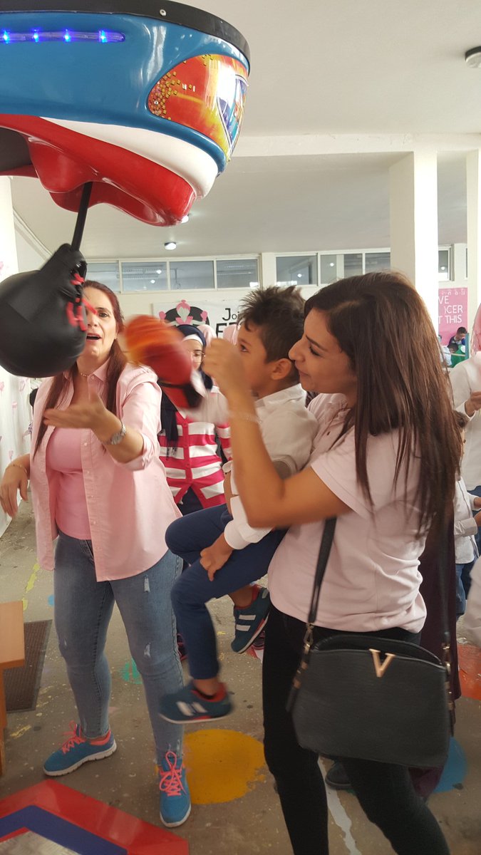 #Breast_Cancer_Awareness #you_can_beat_it  <a href="/FThaalby/">Feda Thaalby</a>  @DawhaHighSchool