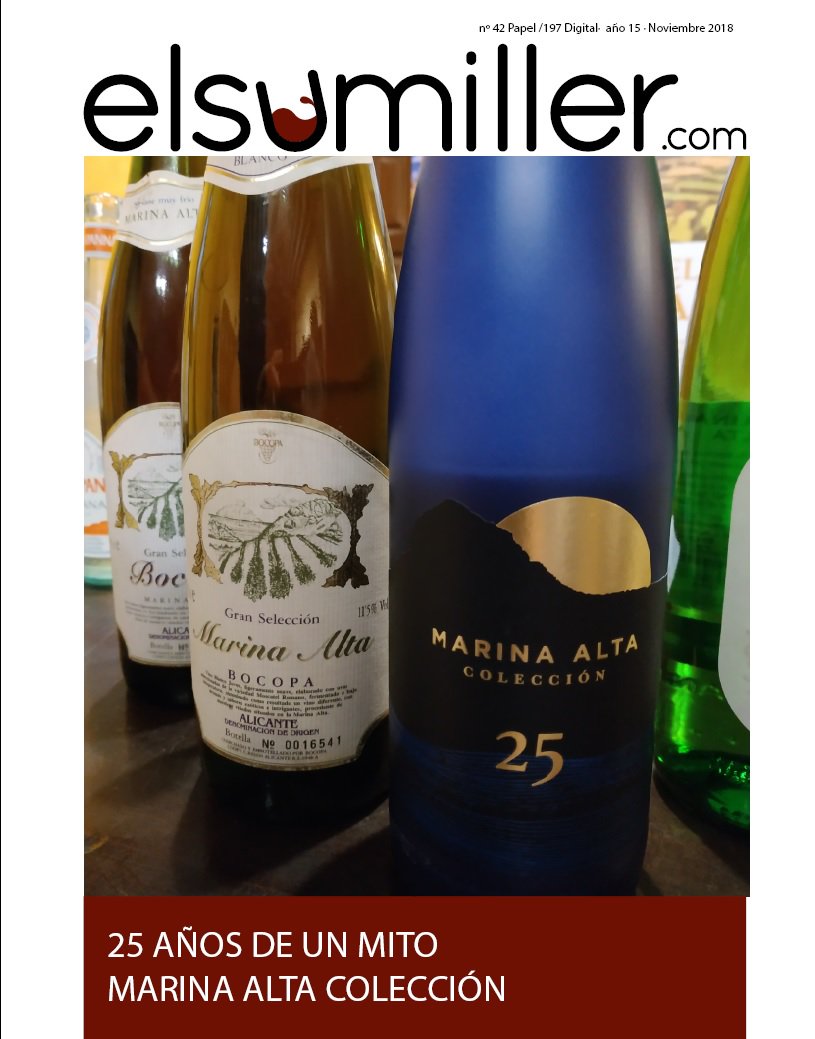 elsumillercom's tweet photo. Revista https://t.co/LxKXMFtaAh noviembre. Cata con negociantes franceses, Bocopa Colección, DOP Alicante crece, Roncal, Los Pedroches, Whisky Haig, Rtes @Alicante_City  @rvalicante @GastroAlicante @Vinos_ALICANTE @dipuAlicante @AlicanteGastro @vinosmurviedro @bodegas_bocopa https://t.co/EwU4f6jNre