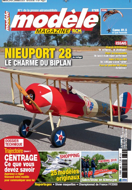 LariviereDiff's tweet image. Le nouveau numéro de Modèle Magazine, disponible à partir d’aujourd’hui en linéaire, propose un dossier spécial sur le Nieuport 28. Également au sommaire des conseils techniques pour pouvoir apprendre à régler votre modèle. 
  
#ModeleMagazine #Nieuport28 #aeromodelisme #avion