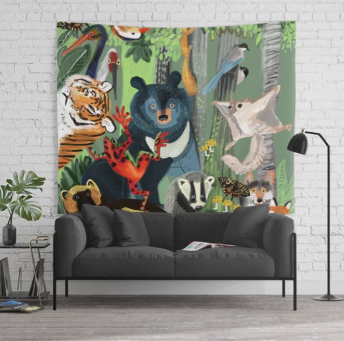BeletteLePink's tweet photo. Discover my #tapestries on @society6
30% OFF today
Ussuriland by @BeletteLePink #freesshipping today
#kidsroom #animals #homedecor #animallovers #different #society6art #belettelepink #children #nature #bears #wolves @Society6Art @Society6max
https://t.co/VSEegpiuPv … … … https://t.co/8NCAc9aOO7