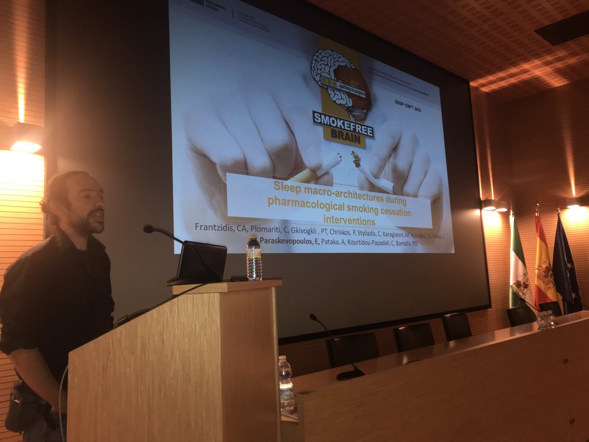 bamidis's tweet photo. The brain in #smoking cessation #ecigarrette #nicotine dependence #sleep @smokefreebrain @MedicalPhysicsA https://t.co/BT9TngAAWV