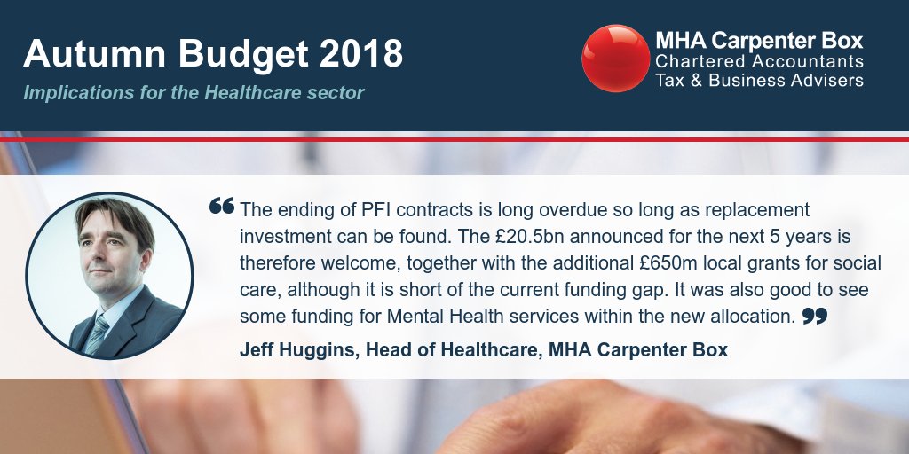 #Budget2018 reactions: what are the implications for #healthcare?