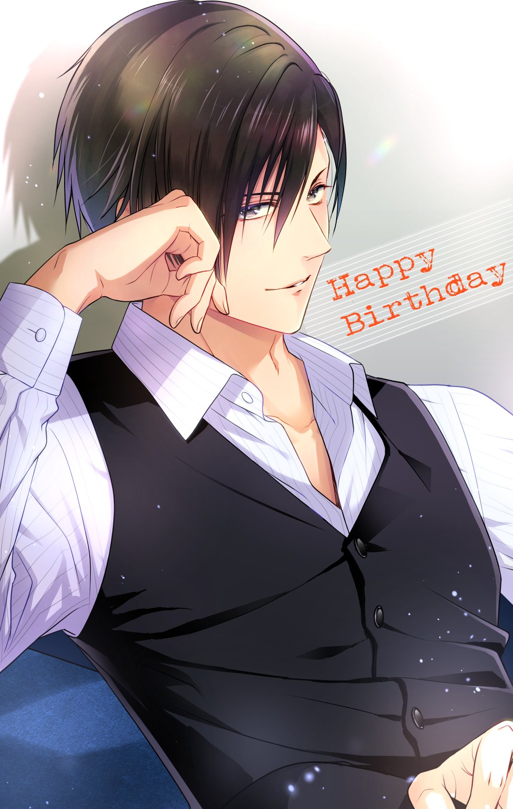 公式 スタンドマイヒーローズ Happy Birthday １０月３０日は早乙女郁人の誕生日 早乙女 スカポンタンは距離感もわからないのか そんな遠くにいたら抱きしめられねーだろうが キャラクター原画 野月さん描き下ろし スタマイ
