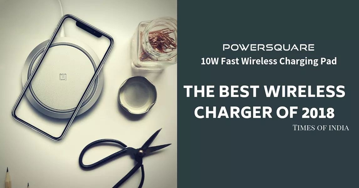 PowerSquareInc's tweet image. India&apos;s leading English daily @timesofindia has chosen PowerSquare 10W Fast Wireless Charging as the Best Wireless Charger of 2018. 

Read more: bit.ly/2RoSeyD