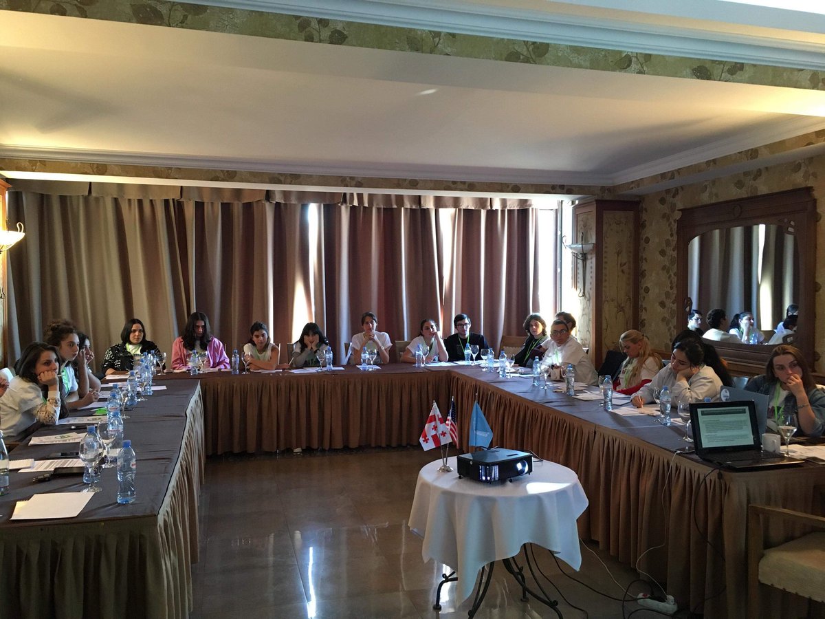 Happening now: #PITA has successfully kicked off a 3-day TOT in combating gender-based violence with 20 of the best and brightest youth members from its #YouthCenters! <a href="/USAIDGeorgia/">USAID Georgia</a> <a href="/UNAGeorgia/">UNA Georgia</a>, <a href="/SMRCEGeorgia/">SMRGeorgia</a>, @usaid_info, #YouthPower, #YouthCAN #Youth #CombatGBV #genderequality