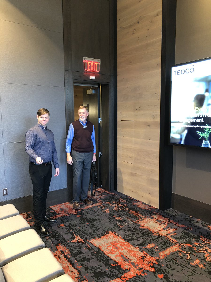 FrankGlover getting ready for #TEDCOExpo