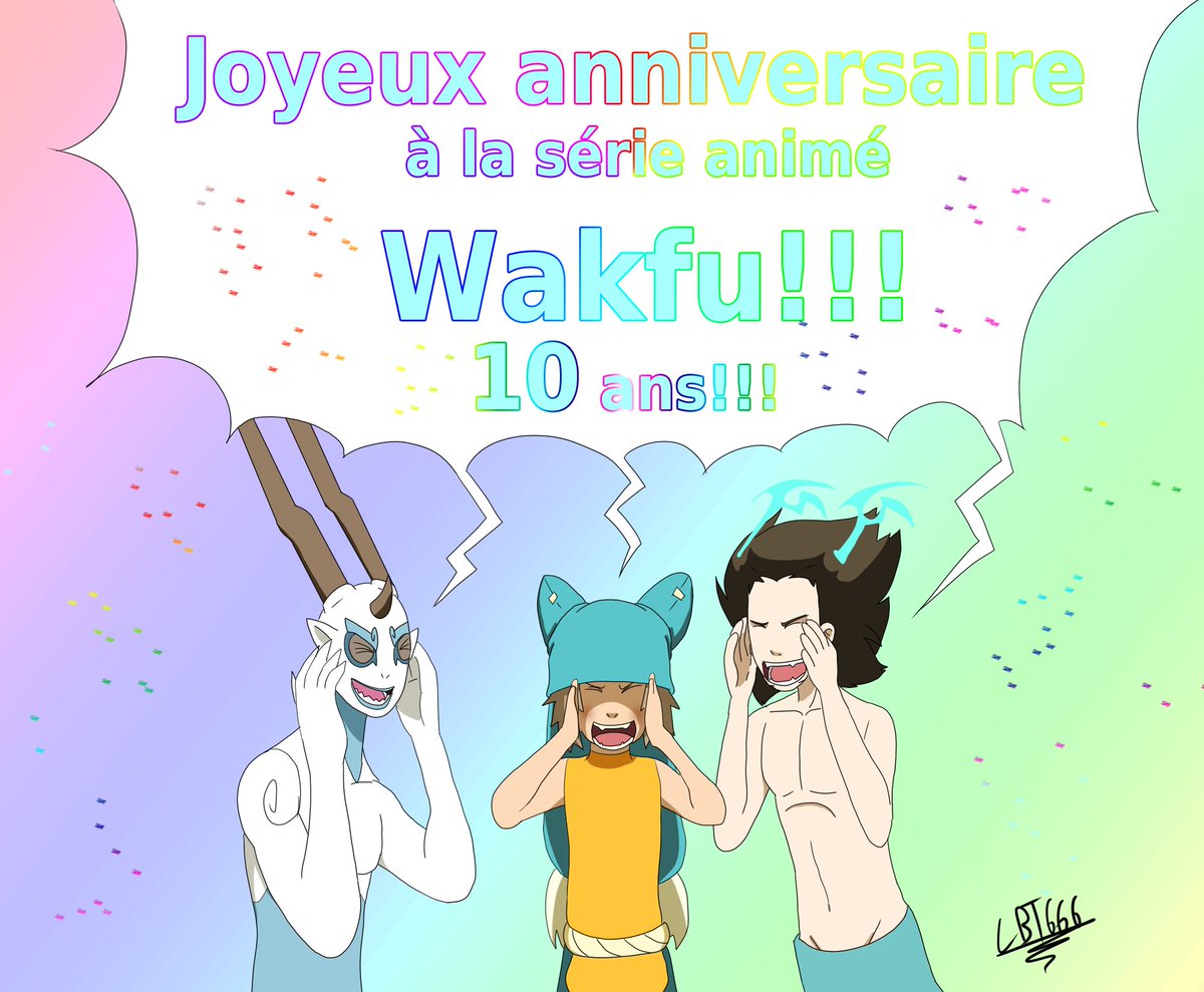 Seigneur Des Hiboux Lordblacktiger666 Joyeux Anniversaire A La Serie Wakfu Seigneur Des Hiboux Lordblacktiger666 Joyeux Anniversaire A La Serie Wakfu