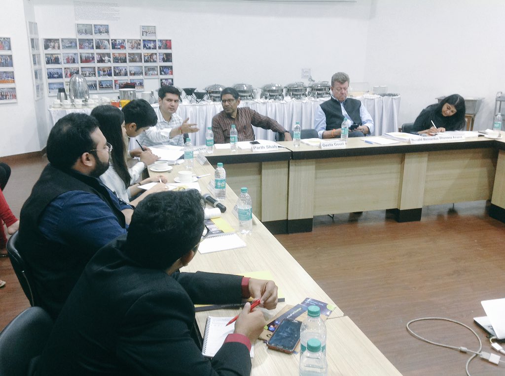 ccsindia's tweet photo. A rights based framework that shifts the onus of securing compliance from the entrepreneur to the government can significantly further the ease of doing business without an over-reliance on technology. - @law_et_al at the #dbd2018 roundtable. https://t.co/RMTHIxIPY9